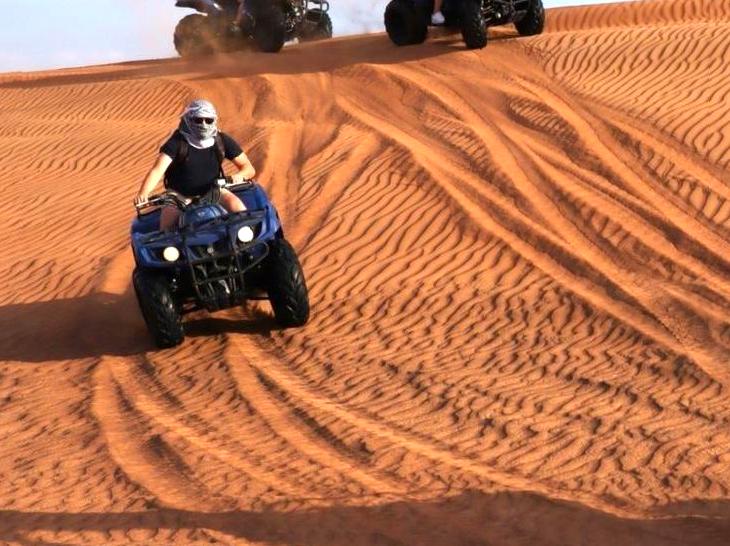 Discover Red Sand Dunes Through a Quad Biking Experience