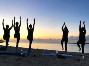 icydays | Take a Yoga Class on the Beach: Relax with a yoga class on the beach